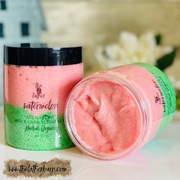 THE LATHER BARN Other - Watermelon Essential Goat Milk & Cane Sugar Scrub